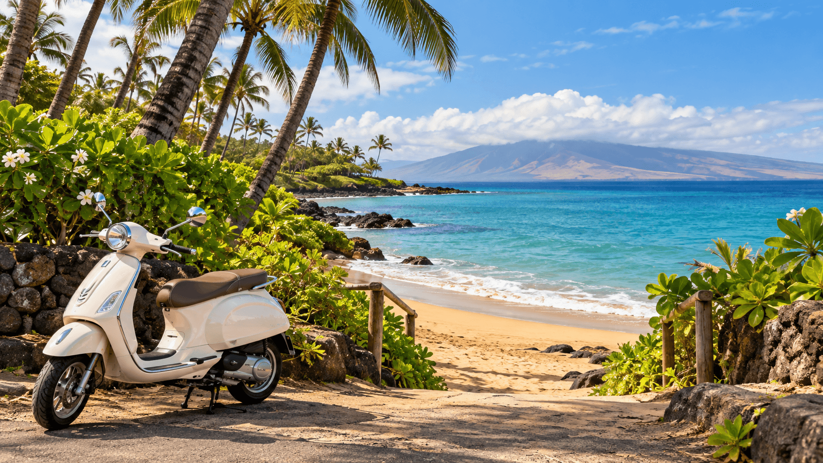 Exploring Kihei and South Maui by Scooter or Moped